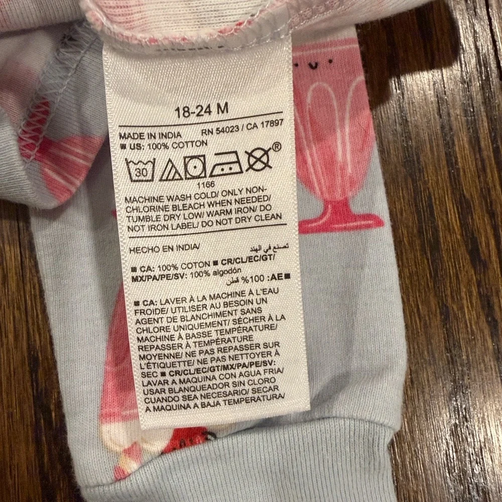 Pink & Blue Milkshake Matching Set 18-24 Months